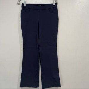 Apt. 9 straight leg trouser size 4P dark blue pull on
